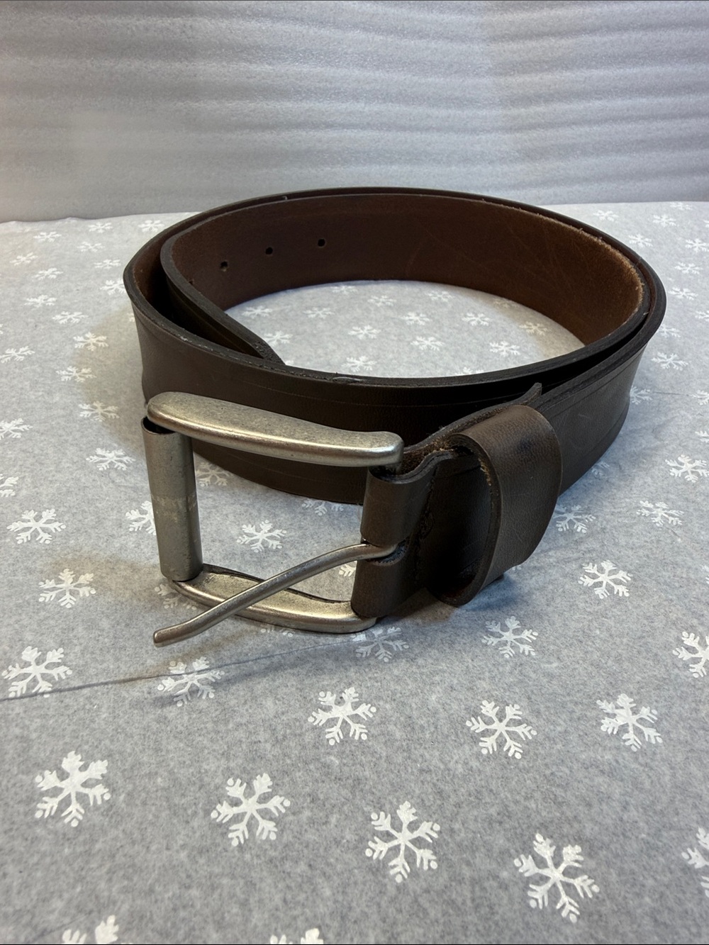 Custom Leather Genuine Leather Belt • Made in Canada • Size 36/90
